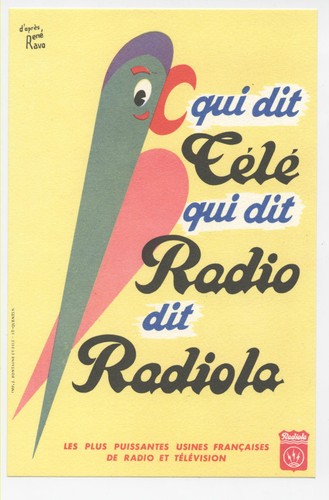 Buvard radio television - radio,
