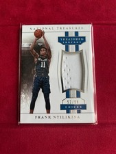 Carte Frank Ntilikina - 2018-19 National Treasures / 99 - Worn