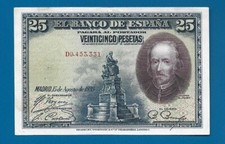 2) Espagne / Spain BILLETS 25