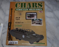 FASCICULE CHARS ET VEHICULES MILITAIRES n° 5 DUKW CHAR T 72 WWII livret HACHETTE