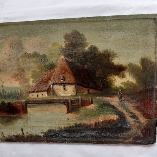 Peinture xixème paysage - peinture,