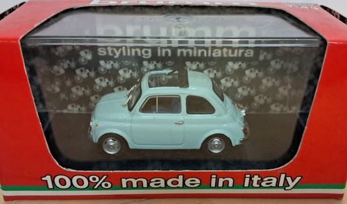 Brumm fiat 500r ouverte - ouverte, bleu