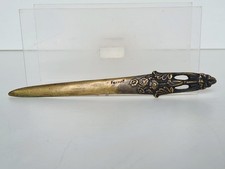 Sculpteur Maurice FRECOURT 1890-1961 ancien coupe papier Art-Nouveau en bronze.