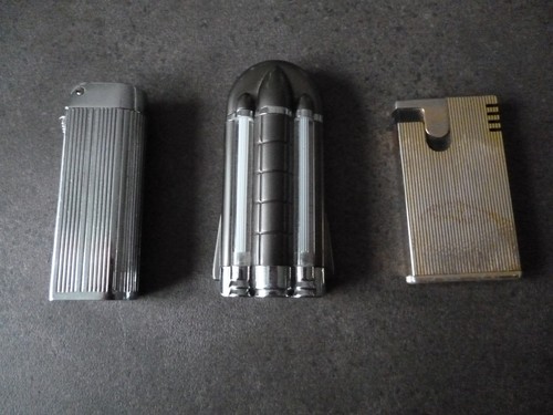 Lot anciens briquet - 3, essence