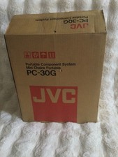 VINTAGE Boombox JVC PC-30G guettoblaster radio casette stéréo neuve en boîte