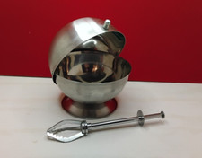 Sucrier boule Ø13.5cm + pince à sucre - Vintage /ancien - Style Bistrot