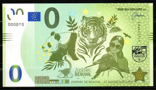 Billet memo euro zoo - billet, de