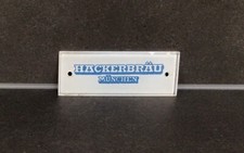 HACKERBRÄU - PLAQUE DE CAVALIER DE POMPE À BIÈRE - ACCESSOIRE DE BAR
