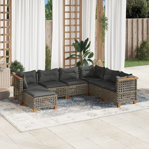 Salon jardin avec - de, coussins