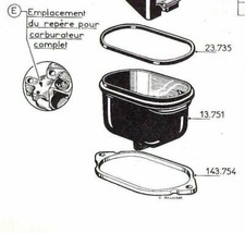 Joint cuve carburateur solex - joint,