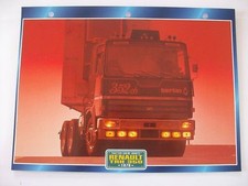 CARTE FICHE CAMION TRACTEUR