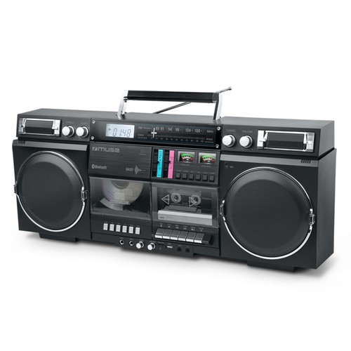 Boombox bluetooth retro avec - bluetooth,