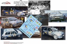 DECALS 1/18 REF 2347 RENAULT CLIO OREILLE RALLYE MONTE CARLO 1994 WRC RALLY