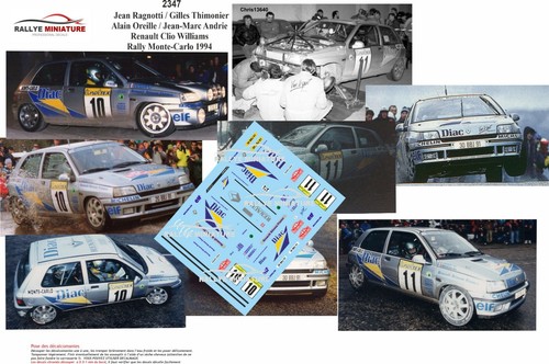 Decals ref 2347 renault - decals,