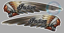 2 x STICKER INDIAN INDIEN COTE
