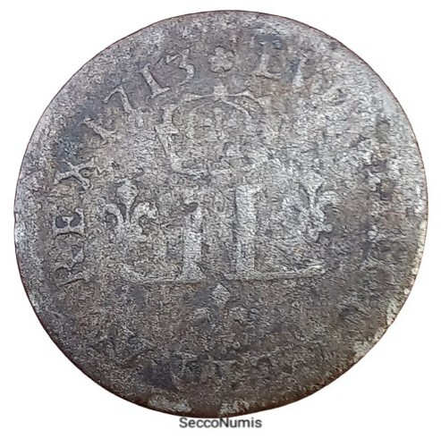 Louis xiv piece de 15 - .,