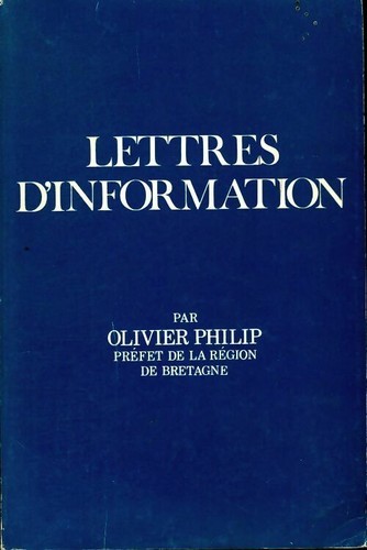 Lettres information - d'information,