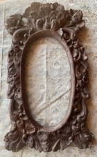 CADRE XVIIIe Bois sculpté  à la main  50 X 27 cm - Foret Noire ?
