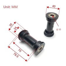 Roulement à poulie plastique