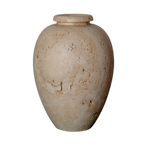 Vase travertin romain - travertin,