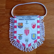 MONACO (Champions League 2024/2025) - Fanion en tissu, neuf
