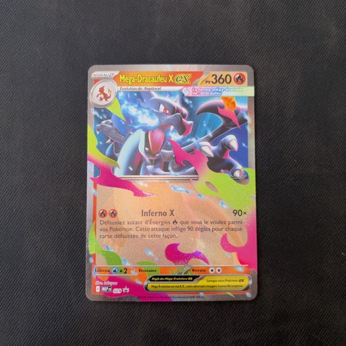 Carte pokémon mega - carte, mega-dracaufeu
