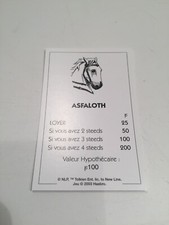 CARTE ASFALOTH PIÈCE