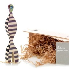 Poupées en bois Vitra Girard n°16 objets multicolores H250 mm