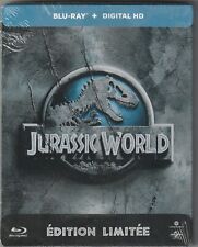 JURASSIC WORLD STEELBOOK BLU RAY FRANCAIS
