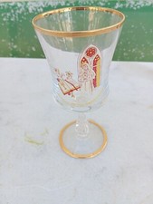 ANCIEN VERRE  DE COMMUNION....