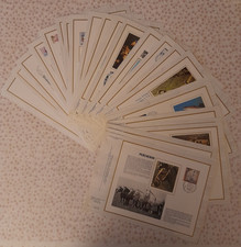 Lot Feuillets CEF 1978 année complète 50 documents type "SOIE" 