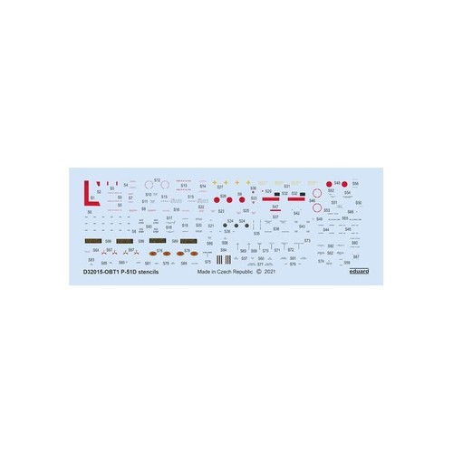 Eduard d32015 decalques avion - eduard,