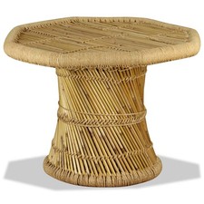 Table Basse Octogonale Bambou Table d'Appoint Table d'Extrémité Salon vidaXL