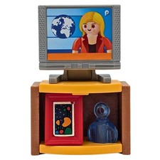 Playmobil lot meuble marron