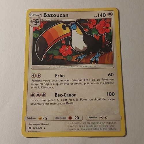 Pokémon jcc carte bazoucan - pokémon,