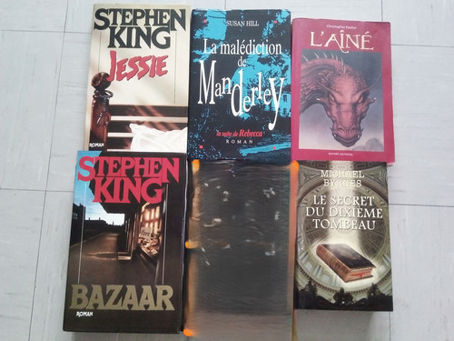 Lot livres romans stephen - livres,