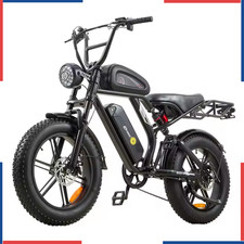 Vélo Électrique Fatbike 20" 250W 48V15Ah Adulte Montagne, 7 Vitesses, 80KM
