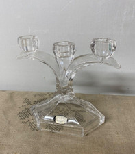 Jolie bougeoir en cristal de bitche cristal etzel 24% PL bitche bon état