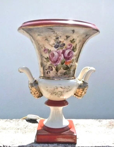 Lampe porcelaine paris - porcelaine,