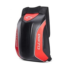 Sac à dos moto à coque rigide Bagtecs Carbon 30 Litres Volume rouge