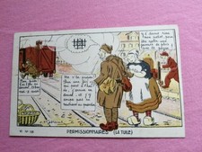  Rare Carte Ancienne Signée