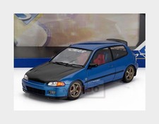 1:18 SOLIDO Honda Civic (Eg6) Sir Ii Works 1991 Pearl Blue Black SL1810406