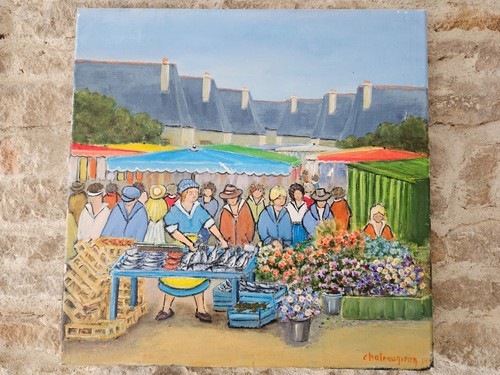 Tableau huile sur - huile,