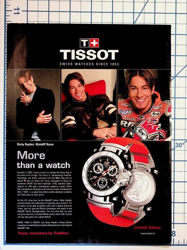 Tissot watch nicky - watch, ad