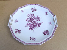 Bernardaud Limoges Ancienne Plat en porcelaine à décor fleuri B&Co L. BERNARDAUD