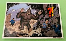 CARTE POSTALE 13X9 TINTIN