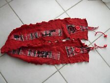 Écharpe fantaisie rouge GANTEB'S