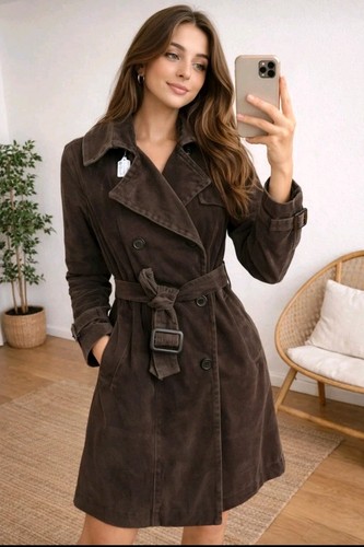 Manteau trench marron - trench,