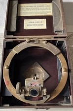 Ancien Cercle d’Azimut Alidade de navigation  en bronze 1845 Admiralty