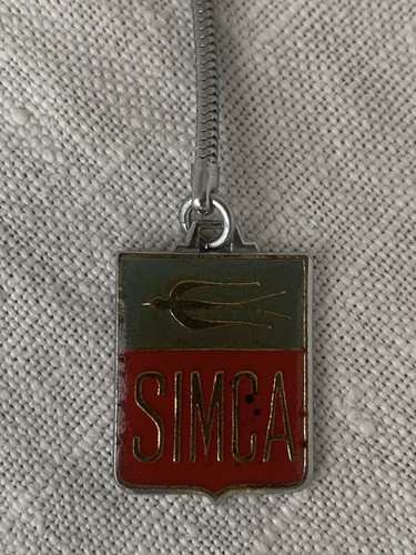 Porte clés émaillé simca - porte-clés,